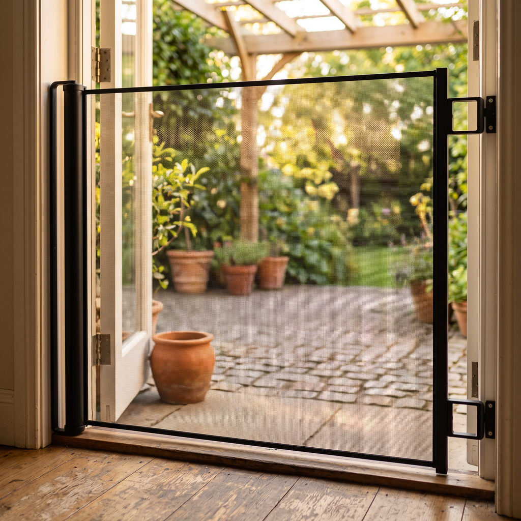 retractable pet gate